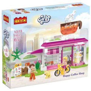 Конструктор "Дівчатка" (240 елм.) Кавʼярня / COGO