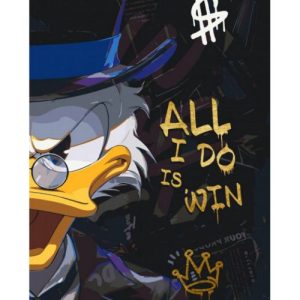 Картина по номерах "Скрудж Макдак" 40х50 см