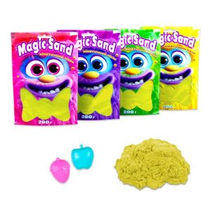 Кінетичний пісок "Magic Sand", 200 г (жовтий)