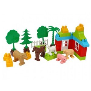 Пластиковий конструктор "Ферма" 45 елементів