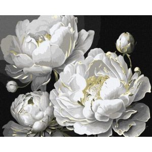 Картина за номерами "Бездоганна краса", з фарбами металік