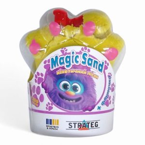 Кінетичний пісок "Magic Sand. Лапка", 250 г (жовтий)