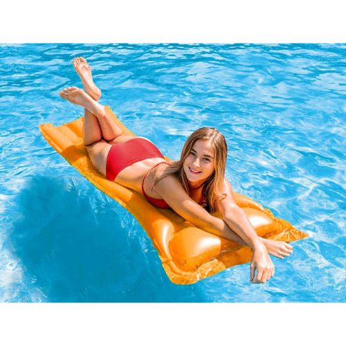 Матрац надувний 183 х 69 см (помаранчевий)