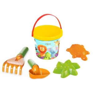 Набір для піску "Звірятка" 5 ел. з термонаклейкою