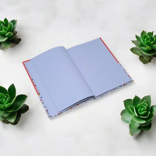 Блокнот з білими сторінками, 80 аркушів (блакитний)