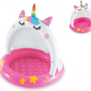 Басейн "Єдиноріг", 102х102 см, обʼєм - 45 л, від 2 років, вага 7.33 кг