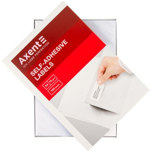 Етикетки з клейким шаром, 38,1*21,2 - 65шт/л