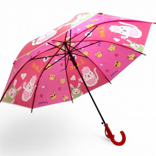 Парасолька, висота - 66 см: діаметр купола - 77 см (червоний)