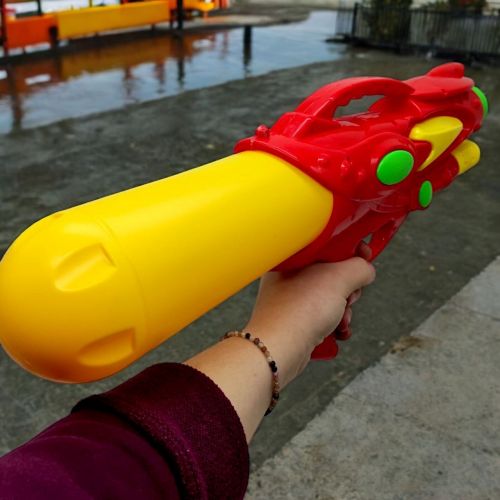 Водний пістолет, помповий механізм, (48 см) синій