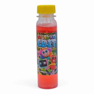 Мильні бульбашки "Булько Світ" 100 мл "Пані Булька", ароматизований розчин