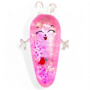 Антистрес жуйка-тягучка "Морквинка" 11 см (рожевий)