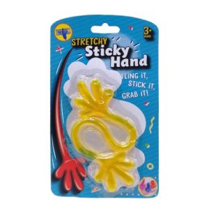 Лизун-антистрес "Рука" 17 см (жовтий)