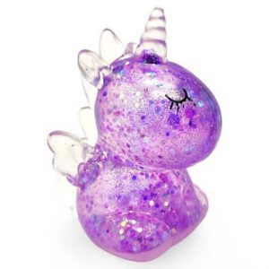 Антистрес жуйка-тягучка "Єдиноріг" 6 см (фіолетовий)