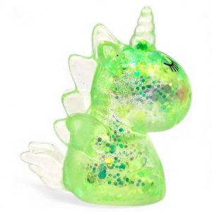 Антистрес жуйка-тягучка "Єдиноріг" 6 см (салатовий)