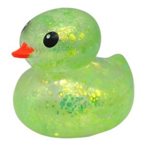 Антистрес жуйка-тягучка "Качечка" 7 см (салатовий)