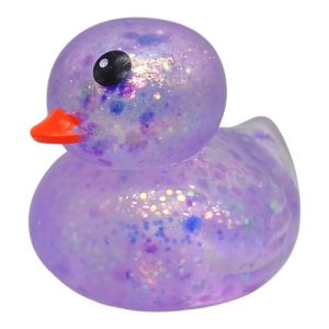 Антистрес жуйка-тягучка "Качечка" 7 см (фіолетовий)