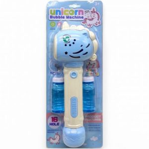 Установка з мильними бульбашками "Єдиноріг" (блакитний)