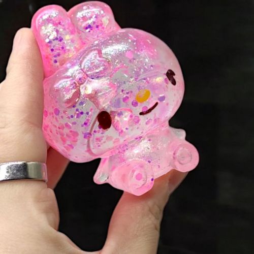 Антистрес жуйка-тягучка "Аніме. Санріо" 8 см (зелений)