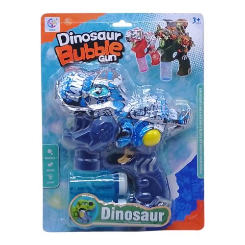 Мильні бульбашки "Динозавр тиранозавр", пістолет на батарейках