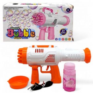 Пістолет з мильними бульбашками "Rocket boom" (різні кольори в асортименті)
