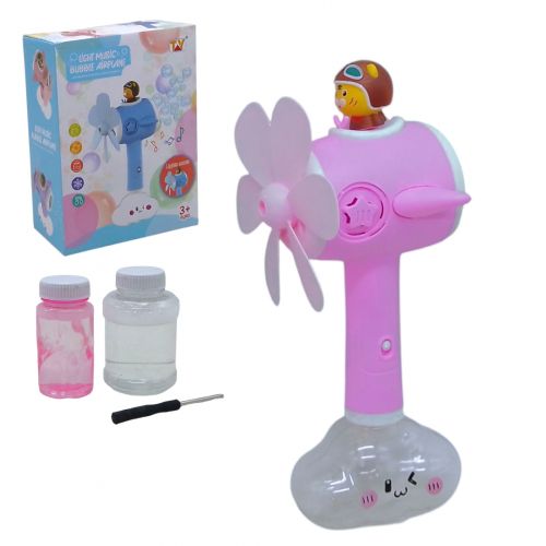 Установка для мильних бульбашок "Літачок" на батарейках (фіолетовий)