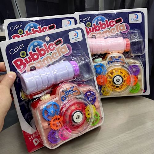 Бульбашкомет-генератор "Камера з шестернями" 120 мл (червоний)