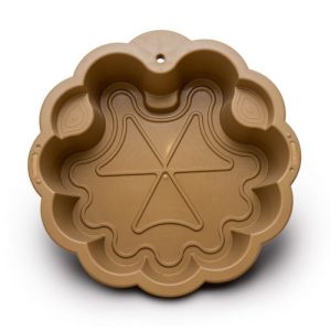 Пісочниця-басейн "Квітка" 81 х 81 х 20 см (коричнева)