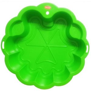 Пісочниця-басейн "Квітка" 81 х 81 х 20 см (зелена)