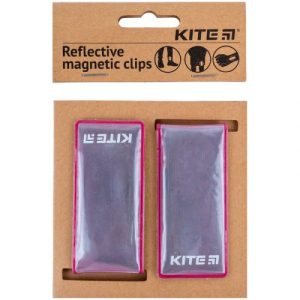 Набір магнітних кліпс світловідбиваючих, бузкові