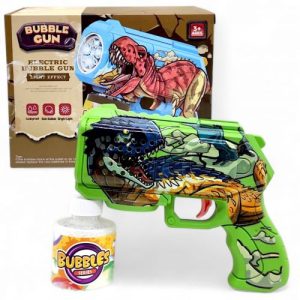 Пістолет з мильними бульбашками "Динозавр" (зелений)