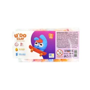 Набір для творчості "UʼDO Clay. 7 брикетів по 6 г"