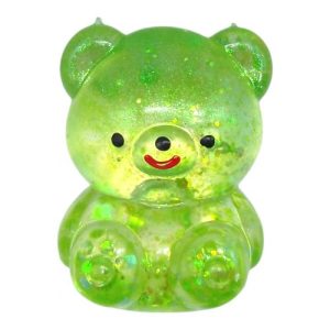 Антистрес жуйка-тягучка "Ведмедик" 7,5 см (зелений)