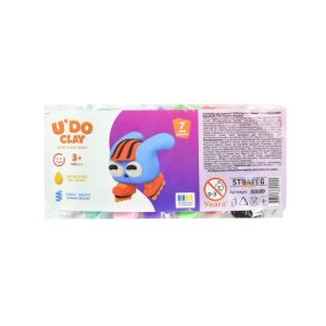 Набір для творчості "U'DO Clay 7 шт." брикет 10 г