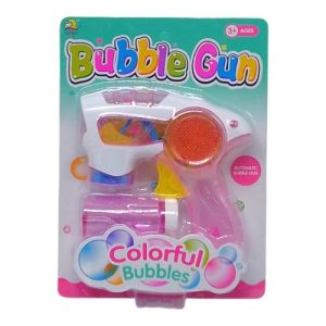 Пістолет для пускання мильних бульбашок (рожевий)