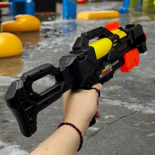 Водна зброя (пістолет) з накачкою, 48 см, білий