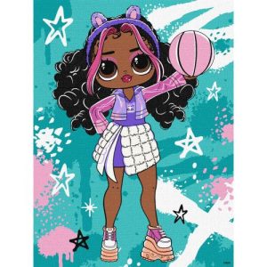 Картина за номерами "L. O. L. Surprise! Tweens Skate Dance Hoops Cutie" 30х40 см