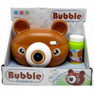 Бульбашкова машина "Фотоапарат ведмедик" з ременем