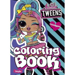 Книжка-розмальовка зі стікерами "L.O.L. ;Tweens Emma Emo"