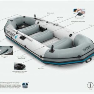 Човен "MARINER" Чотиримісний, Розмір:328x145x48 см