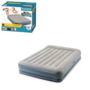 Велюровий матрац (152х203х30 см), вбудований електронасос, двоспальний