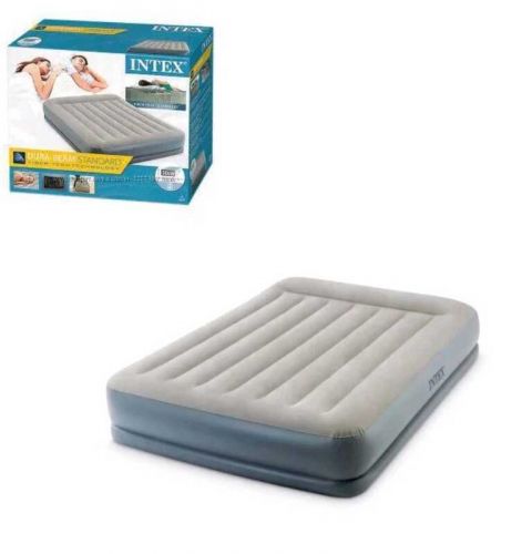 Велюровий матрац (152х203х30 см), вбудований електронасос, двоспальний