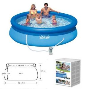 Басейн наливний (305х61см, об'єм = 3077л, з фільтр-насосом (1250 л/год)