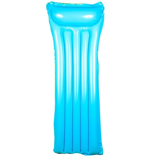 Надувний матрац із подушкою, 183х69 см (блакитний)