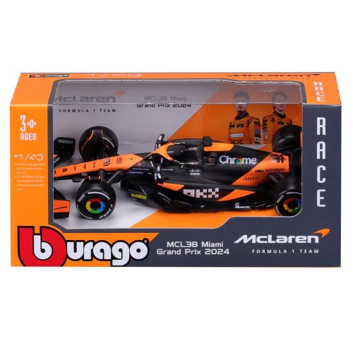 Автомодель - MCLAREN F1 MCL38 (2024) (1:43)