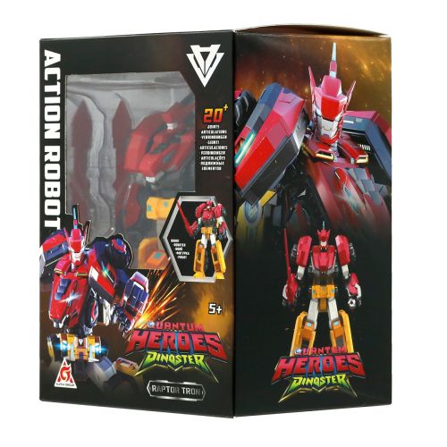 Фігурка DINOSTER - РАПТОР ТРОН (12,7 см, з аксес.)