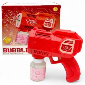 Пістолет з мильними бульбашками в коробці (червоний)