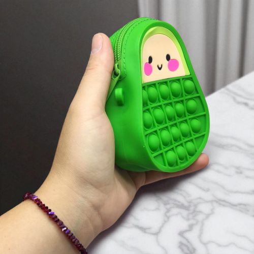 Дитяча сумочка POP IT (силікон) зелений