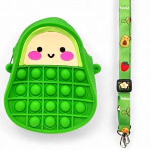Дитяча сумочка POP IT (силікон) зелений