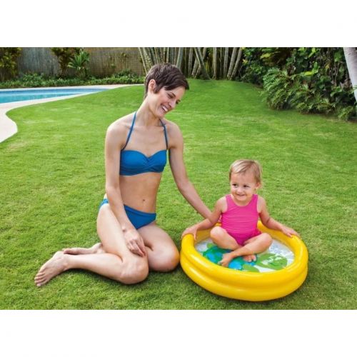 ДИТЯЧИЙ БАСЕЙН "КИТ" 61х15 см (ЖОВТИЙ)