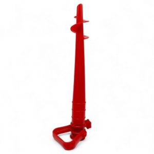 БУР ДЛЯ ПІСКУ, КРІПЛЕННЯ ПАРАСОЛЬКИ, 38 cм (ЧЕРВОНИЙ)